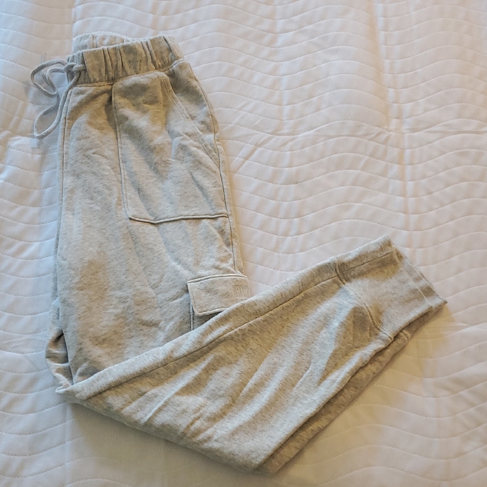 PINK Victoria's Secret Light Gray Joggers